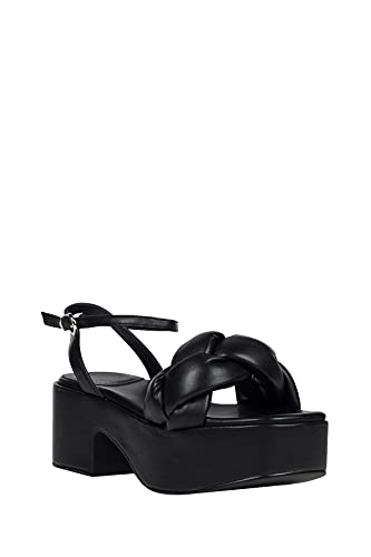 Jeffrey Campbell Mujer Sandalia Braided Negro MOD. JCD050202 41, Negro , 41 EU