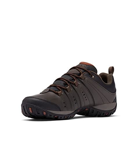 Columbia Woodburn 2 Waterproof (Impermeable) Zapatos de Senderismo Bajos Hombre, Marrón (Cordovan x Cinnamon), 45 EU