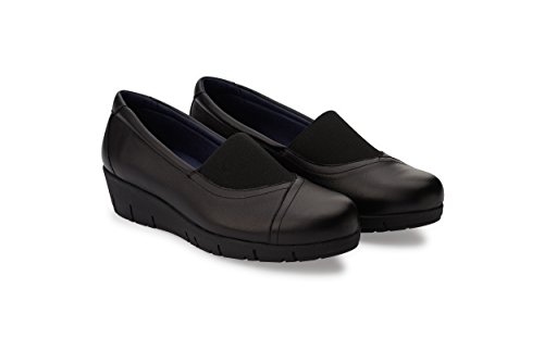 Oneflex Marie Negro - Zapatos anatómicos Profesionales cómodos para Mujer- Talla 39