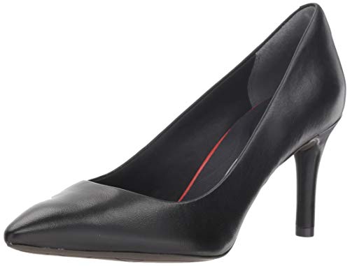 Rockport Zapatos de tacón para Mujer Total Motion 75 mm, Piel Negra, 39.5 EU