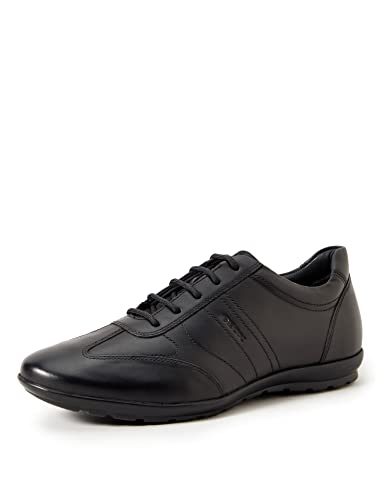 Geox Uomo Symbol B, Zapatos Hombre, Negro, 41 EU