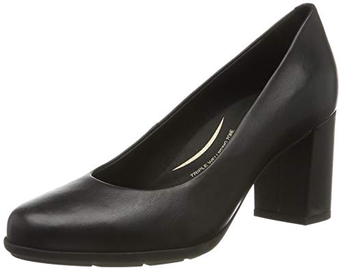 Geox D New Annya A, Zapatos para Mujer, Negro (Black), 35 EU