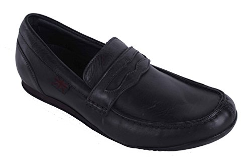 Belstaff - Zapatillas de estar por casa para hombre, color negro, talla 7-7.5 UK