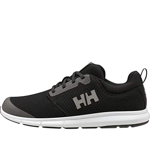 Helly Hansen Sailing And Watersport, Náuticos Hombre, Negro Black White, 45 EU