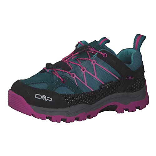 CMP Kids Rigel Low Trekking Shoe WP, Zapato para Caminar, Lake-Acqua, 36 EU