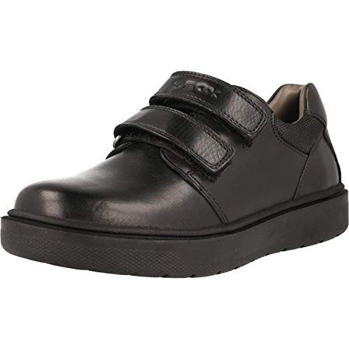 Geox J Riddock Boy H, Zapatos Niños, Negro, 33 EU