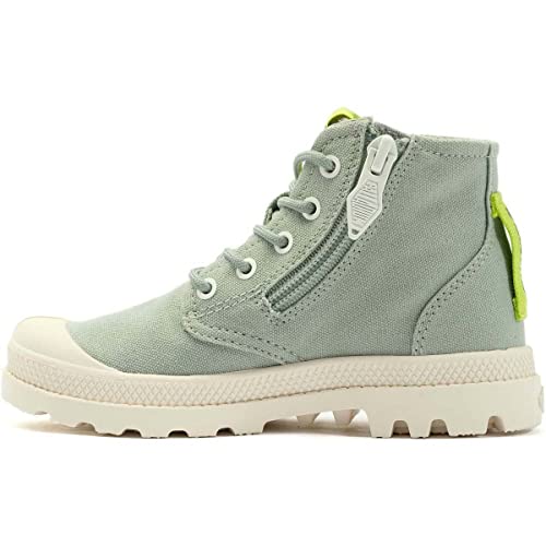 Palladium Pampa Supply, Sneaker Boots Unisex niños, Verde, 32 EU