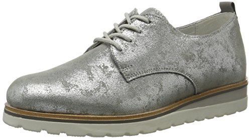 Remonte R1905, Zapatos Derby para Mujer, Plata (Staub/Steel/42), Gr. 41 EU