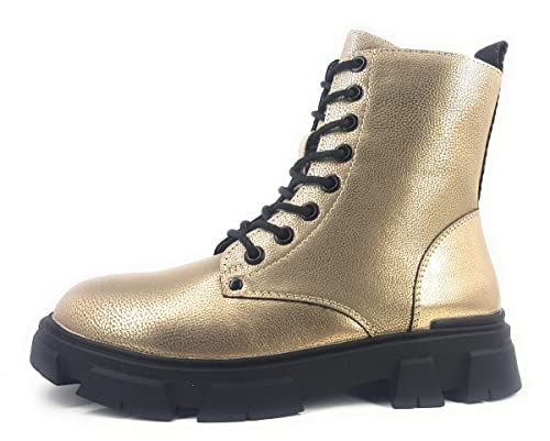 BULLBOXER Zapatos para niños Botas Botas de oro Ocio, marrón, 34 EU