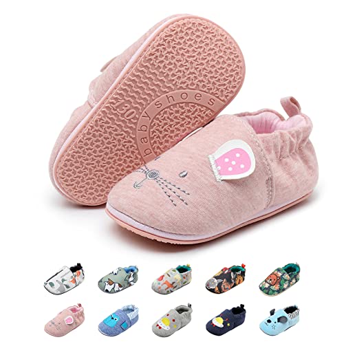 YloveM Suave Zapatos de Bebe Zapatillas Antideslizantes para Bebé Niño y Niñas Zapato Primeros Pasos Pantuflas Infantiles Recién Nacidos para Temporadas