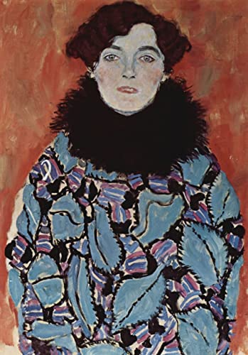 Gustav Klimt Portrait of Johanna Staude Poster A2 - Póster de arte de película en varios tamaños para ideas de sala de estar o dormitorio. Imágenes de películas de culto sin bordes Classic Iconic 70s